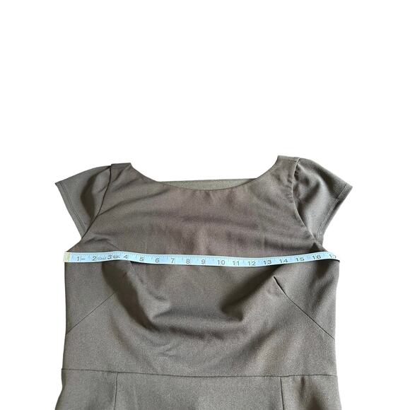 WATTERS Bridesmaid Formal Wedding Black Open Back Parker Maxi Gown Size 12 - Picture 10 of 13